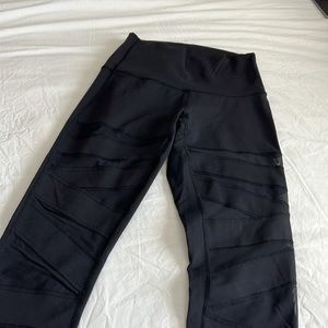 Lululemon Wunder Under Leggings with Mesh Detail